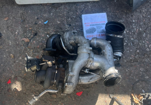 BMW 5 series 2006 535 diesel  M57N Twin Turbocharger  
7393403
Bmw E60 535d twin turbo 
bmw part 
bmw parts
bmw turbo 
bmw part shop uk  bmw e60 535d twin turbo