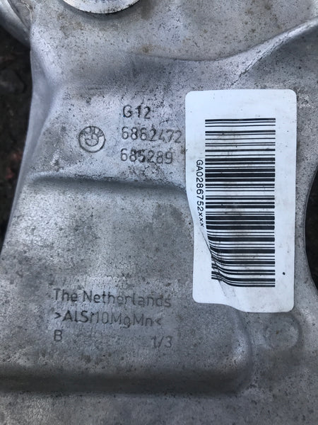 BMW 5 Series G30 530i xDrive 2018  Front Suspension Subframe  
needs Aluminium wielding
please observe pictures 
6873475
6887340
Bmw M5 2019 front suspension subframe