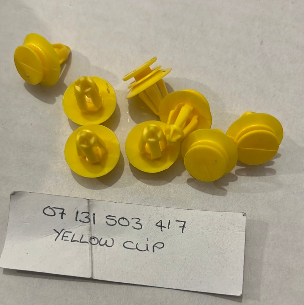 07131503417 8X MINI REAR QUARTER INTERIOR SIDE PANEL COVER TRIM CLIPS ONE S COOPER R50 R53 1503417