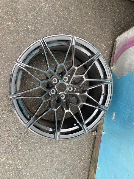 8093837    BMW M3 COMPETITION 826M REAR M3 M4 1 single alloywheel  black 36108093837  G80 G81 G82 G83  8093837    GENUINE BMW COMPETITION 826M REAR M3 M4 1 single alloywheel  black 36108093837 BLACK G80 G81 G82 G83