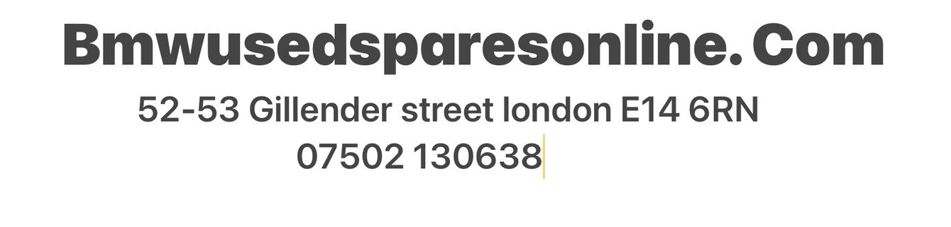 BMW USED SPARES ONLINE.COM