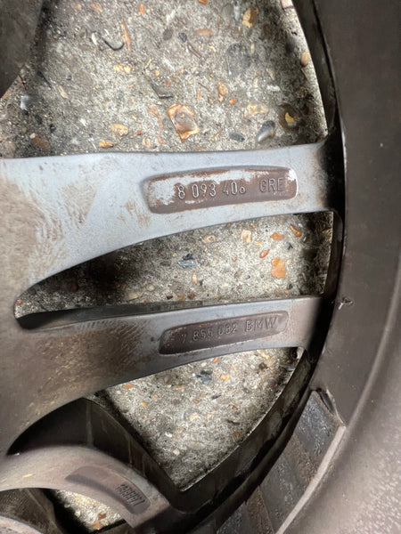 8093405     BMW 5 SERIES  2020  G30 M SPORT  ONE  18 inch Front alloy wheel ALLOY 8J  18  FRONT 662  8093915  7855081  8747407