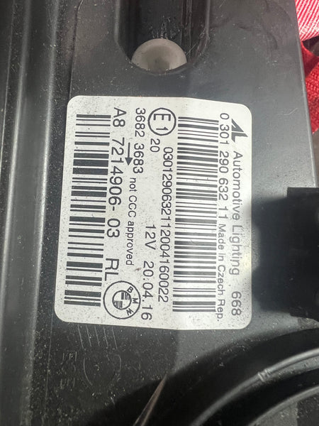 63117391404 BMW 2 series F45 F46 ACTIVE TOURER GRAN TOURER LED Driver side HEADLIGHT  7391404  A87214906.  03