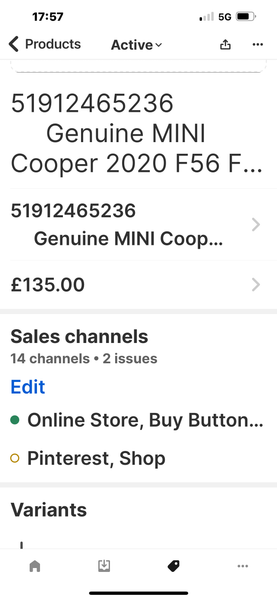 51912465236
     Genuine MINI Cooper 2020 F56 F55 F57 JCW Stitched Carbon Fibre Tailgate Handle 

2465236