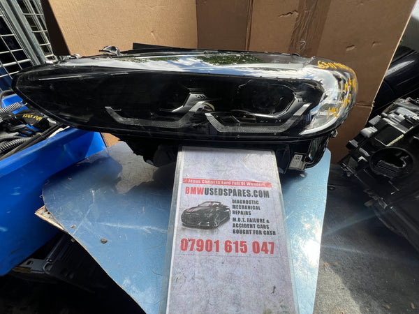 Bmw m3 

bmw im3

BMW i M3 G22 G23 G26 G80 passenger side  Headlight LED technology right

63119851037  5A19353

9851037

Bmw M3  passenger side headlight