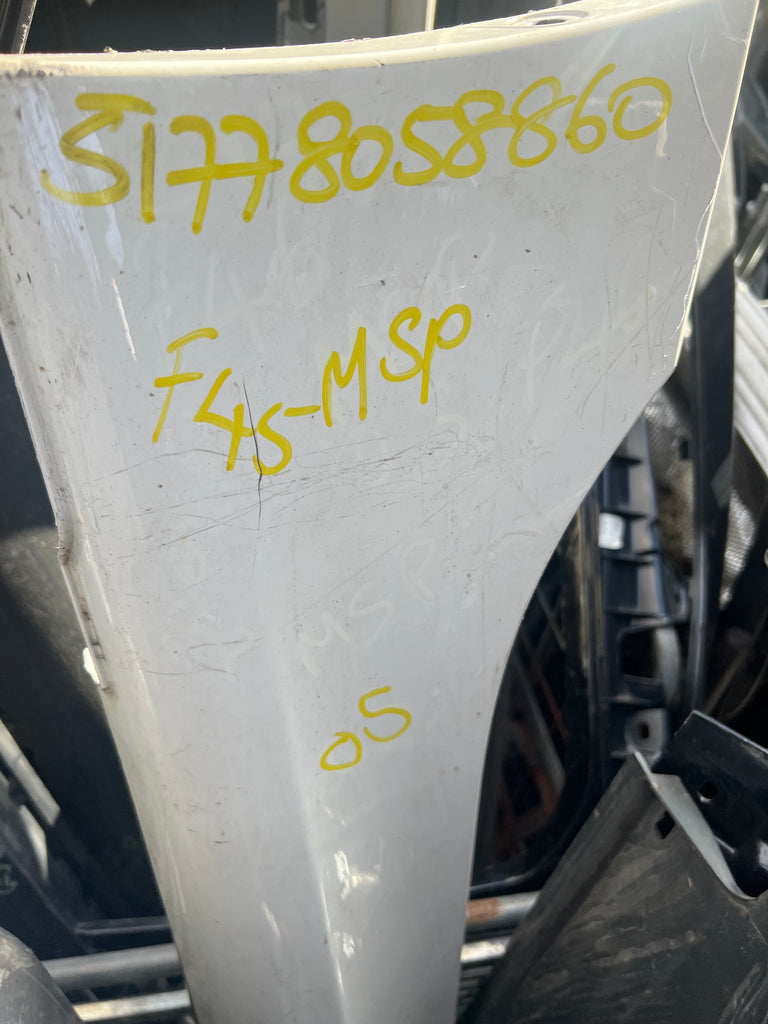 51778058860    BMW GRAN TOURER F46 2 SERIES DRIVER SIDE M SPORT SKIRT COLOUR    8058860   bmw 2 series 2016 driver side skirt m-sport   needs repair   observe all pictures
