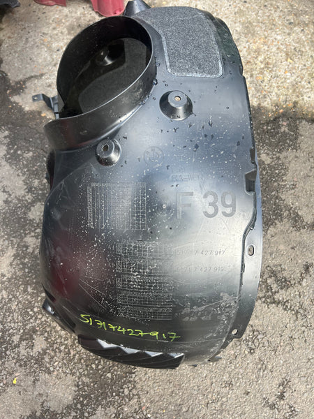 51717427917    BMW X2 F39 FRONT PASSENGER side Wheel  arch LINER SPLASH GUARD  7427917