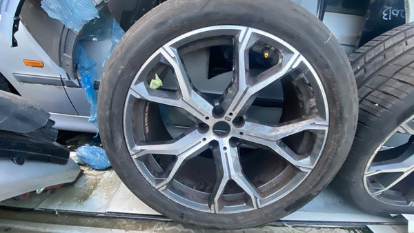 GENUINE BMW X5 741M M SPORT REAR 21" 1 single Rear ALLOY WHEEL RIM DIAMOND CUT 8071999 With tyre  315/35/R21