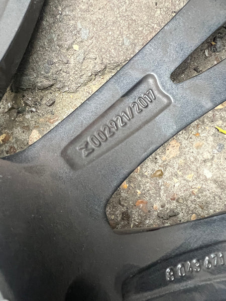 8043671  BMW X3 G01 X4 G02 21'' DIAMOND CUT ALLOY WHEEL 9.5JX21H2 ET43  8043671