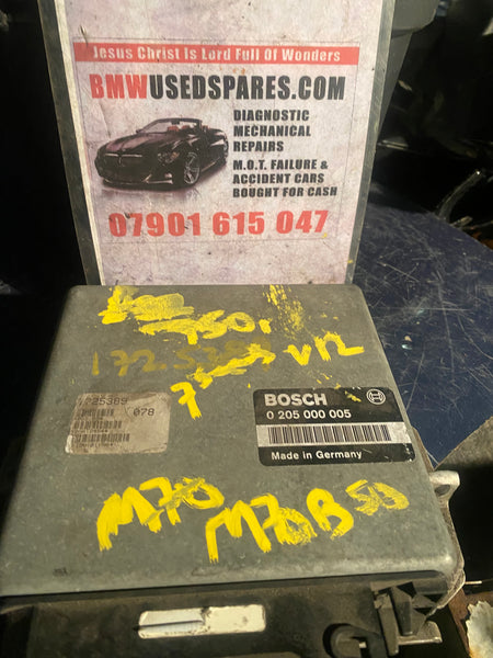 BMW E32 750i V12 M70 M70B50 EML ECU DME ENGINE CONTROL UNIT 1725388 0205000005