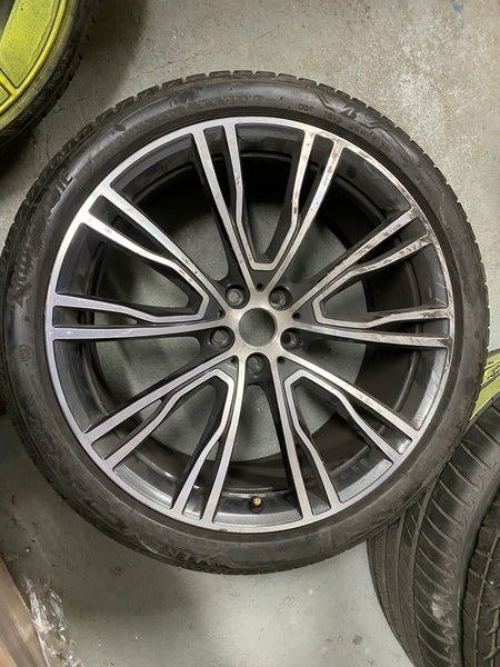 8043671   BMW X3 2021 G01  single Alloy Wheel Rim Individual 726  9.5j 21  Rear