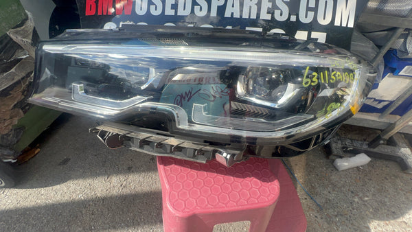 63115A1DB71    Bmw 3 series 2021 G20 passenger side LED headlight   SHADOW EDITION   5A1DB71
