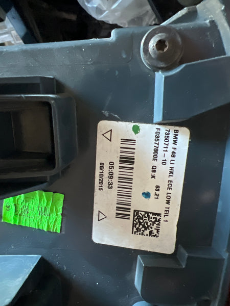 7488541 BMW X1 F48 REAR PASSENGER SIDE LEFT N/S LIGHT 7488541 ...