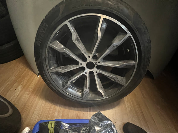 8010269   20" GENUINE BMW X3 G01 X4 G02 STYLE 699M REAR ALLOY WHEEL SINGLE X1