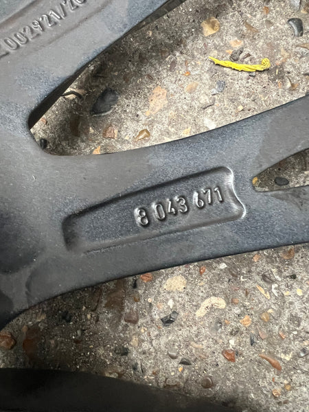 8043671  BMW X3 G01 X4 G02 21'' DIAMOND CUT ALLOY WHEEL 9.5JX21H2 ET43  8043671