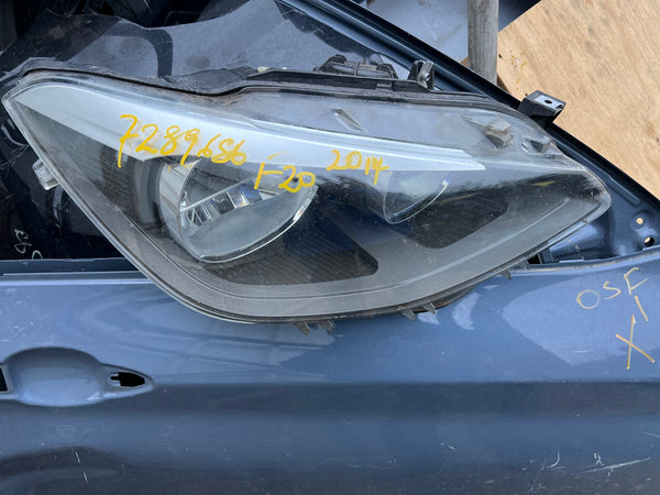 Bmw m140i headlight

BMW 1 SERIES 2014 F20 Driver Side HEADLIGHT 7229686

Bmw headlights