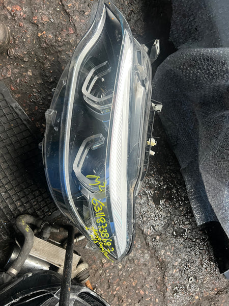 63118738687   BMW M2 2019 F87 2 SERIES 240I PASSENGER FULL LED ADAPTIVE HEADLIGHT  8738687