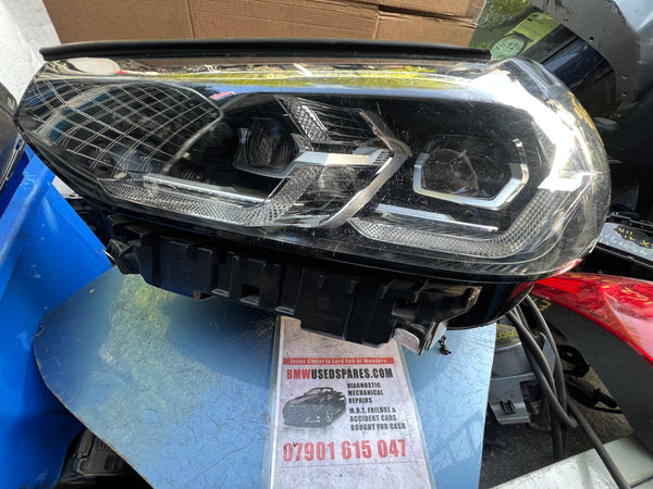 BMW X3 2022 G01 passenger side Led headlight 

Bmw X4 2022 G02 passenger SIDE led HEADLIGHT

A95A29207-09

5A29207

Bmw X3 G01 headlight 

bmw g01 headlight 

bmw x3 headlight 

bmwx4 g02 headlight 

baroness BMW 

baronessthebmlady