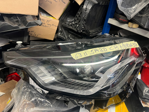 Bmw M2 2022 passenger side Adaptive  Led headlight

8083637 

63115A3Dc87

5A3DC87

bmw M2

bmw M2 headlight

bmw m2 part

bmw m2 parts

bmw part

bmw parts

bmw light

baronesstheBmlady

Bmw 2 series 2022  G42 passenger side used  headlight