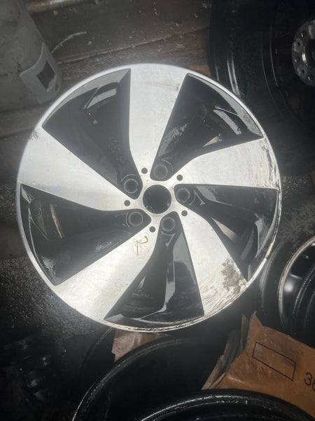 6856897  BMW i3 2015  1 single front ALLOY WHEEL  5/1/2 5J 19 BLACK DIAMOND CUT