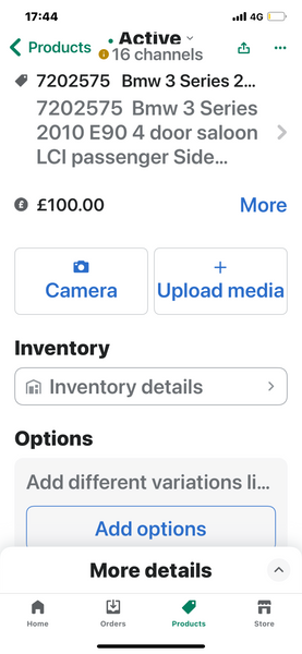 7202575   Bmw 3 Series 2010 E90 4 door saloon LCI passenger Side headlight 7202575  89318931