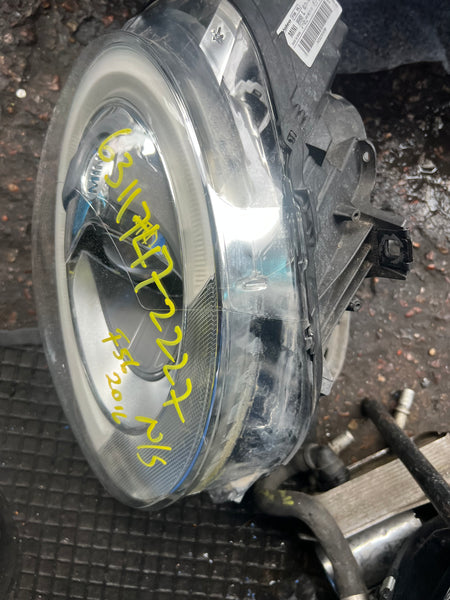 63117472227      Mini Cooper S 2016  f56  Passenger Side LED Headlight  7472227      Mini F55 headlight  mini F56  headlight  mini F57 headlight