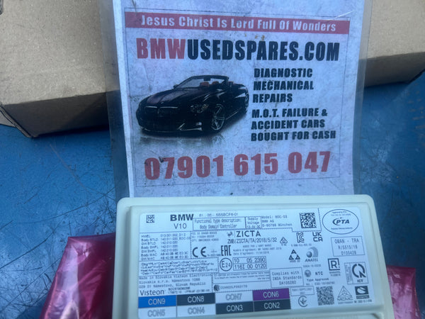 BMW M4 2024 Control unit/module 61355B5BCF6     Bmw X5  2024 G05 Control module. 5B5BCF6