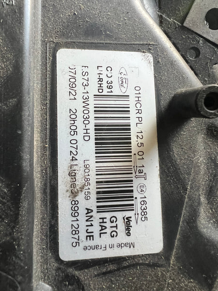 FORD MONDEO  2021 Passenger side HEADLAMP HALOGEN

DS73-13W030