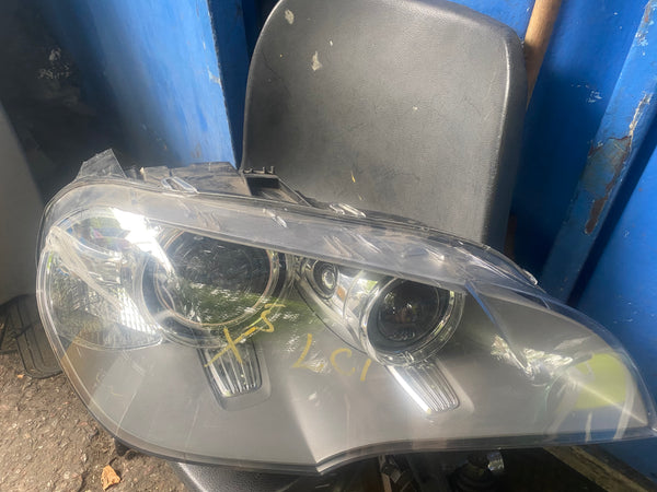 BMW X5 2012 E70 LCI Bi-xenon Headlight       Bmw E70 driver side Headlamp 7221894