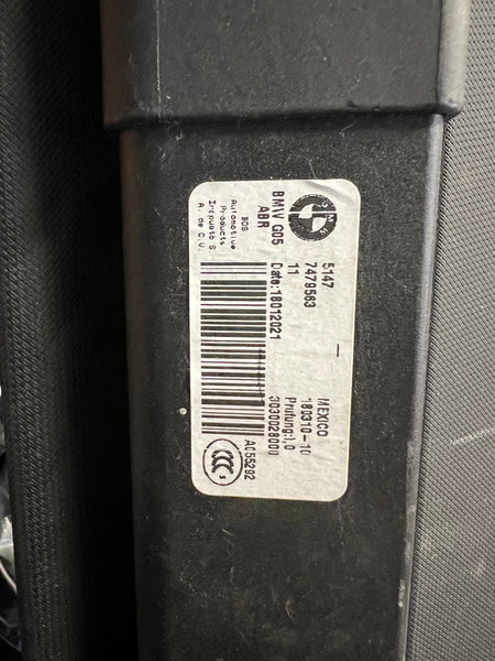 BMW X5 M SPORT F95 2019 RETRACTABLE PARCEL SHELF LOAD COVER 7479563