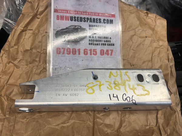 BMW i4 2024 G26 passenger side HEADLIGHT SUPPORT BRACKET
8738943

bmw i4

bmw g26

bmw bracket

bmw light bracket 

bmw part

bmw parts

bmw recycle parts