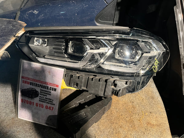 BMW X3 2022 G01 passenger side Led headlight 

Bmw X4 2022 G02 passenger SIDE led HEADLIGHT

A95A29207-09

5A29207

Bmw X3 G01 headlight 

bmw g01 headlight 

bmw x3 headlight 

bmwx4 g02 headlight 

baroness BMW