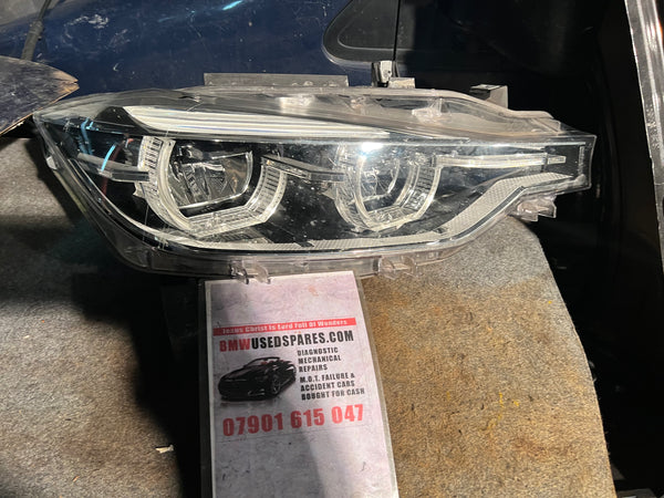 BMW 3 SERIES 2018 F30 M-SPORT LCi  DRIVER SIDE LED HEADLIGHT

8738714

8738714-02