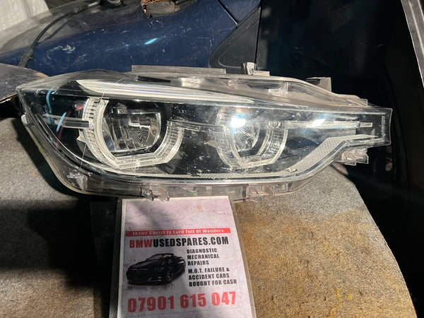 BMW 3 SERIES 2018 F30 M-SPORT LCi  DRIVER SIDE LED HEADLIGHT

8738714

8738714-02