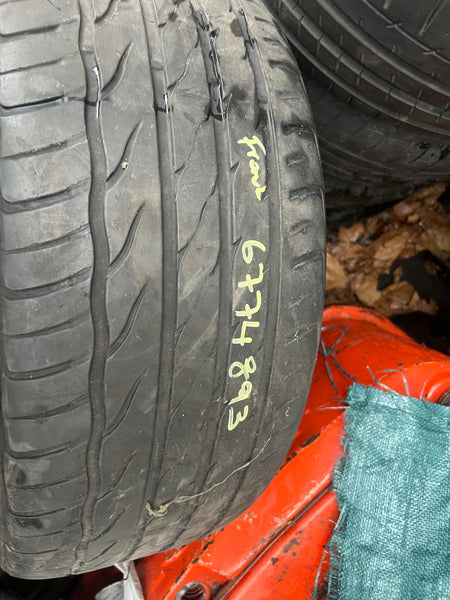 Original BMW X6 E71 alloy rim star spoke 232 front axle 9Jx19 ET48 ETK 6774893