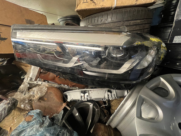 BMW 5 SERIES G30 G31 FACELIFT PASSENGER LEFT LED HEADLIGHT 5A388C5 RHD UK