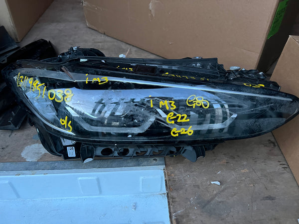 Genuine BMW i M3 G22 G23 G26 G80 Headlight LED technology right 63119851038      bmw g22 drivers light      Bmw g22 drivers headlight