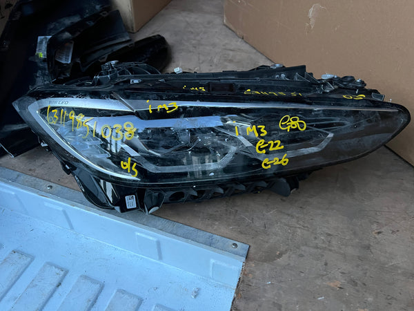 Genuine BMW i M3 G22 G23 G26 G80 Headlight LED technology right 63119851038      bmw g22 drivers light      Bmw g22 drivers headlight