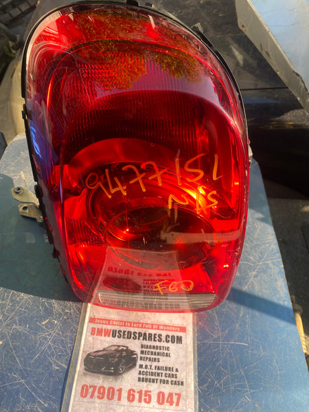 MINI COUNTRYMAN 2019 F60 passenger side rear Taillight

9477151  

63219477151

mini countryman back light

mini f60 back light 

Baronessthebmlady 

baronessbmw