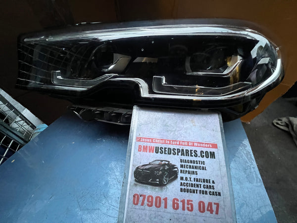 A99481703-07    BMW 3 Series 2022 G20 G21 Passenger Side LED Headlight  no module   GENUINE  9481703  bmw G20 headlight