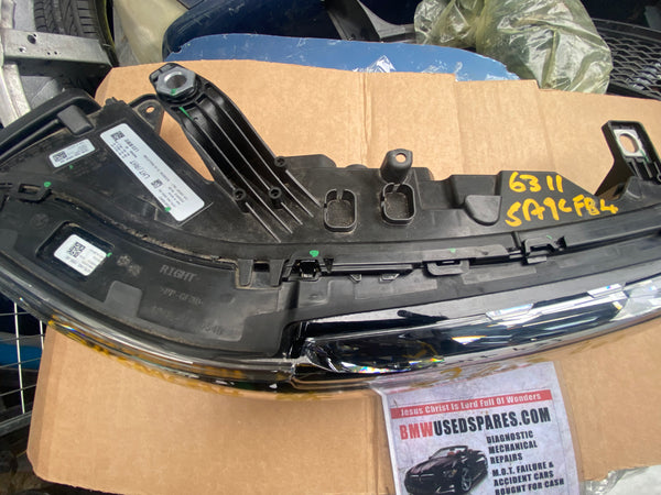 Bmw X7 Right Upper Headlight LED Headlamp Fits G07 LCI                         BMW X7 2024 G07 Driver side LED Headlight 63115A9CFB4  5A9CFB4