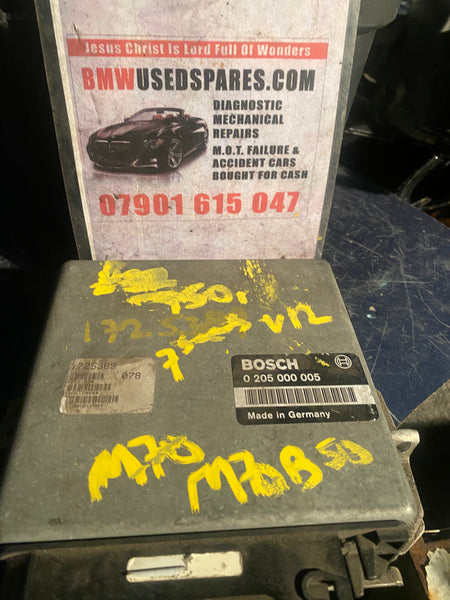 BMW E32 750i V12 M70 M70B50 EML ECU DME ENGINE CONTROL UNIT 1725388 0205000005