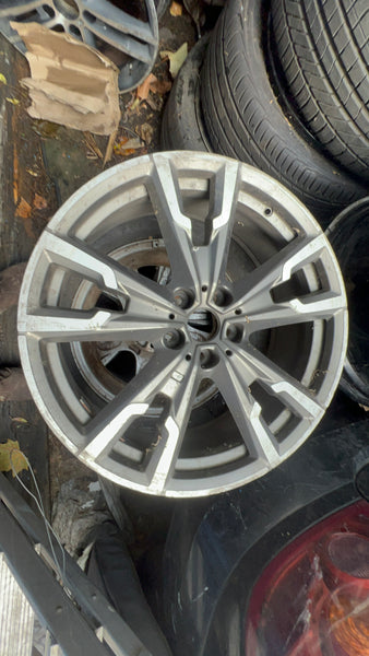 Bmw X1 X2 F48 F39 M SPORT 20" GREY DIAMOND CUT Alloy Wheel Genuine 8064569