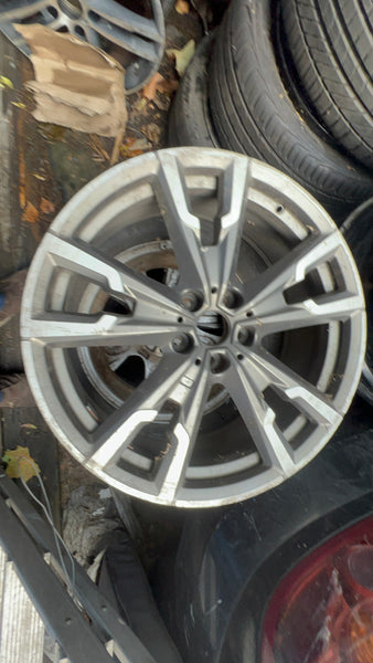 Bmw X1 X2 F48 F39 M SPORT 20" GREY DIAMOND CUT Alloy Wheel Genuine 8064569
