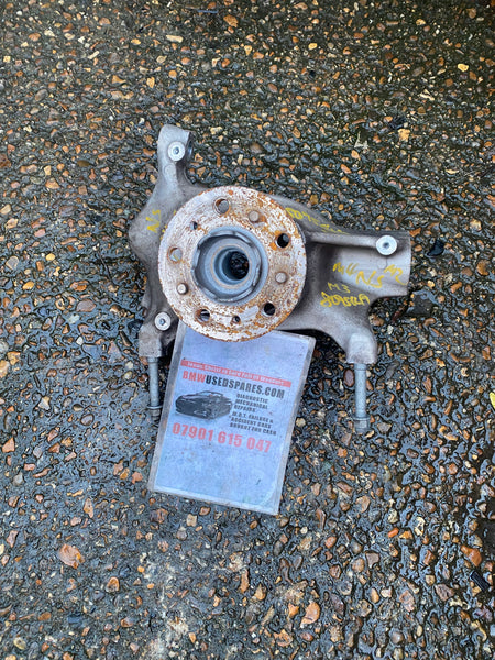 BMW M3 2023 G80  passenger side front hub 

Bmw M4  2023 G82 passenger side front hub

Bmw G83 convertible Front Left Wheel Hub Carrier With Bearing Knuckle

8095649
