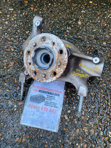 BMW M3 2023 G80  passenger side front hub 

Bmw M4  2023 G82 passenger side front hub

Bmw G83 convertible Front Left Wheel Hub Carrier With Bearing Knuckle

8095649