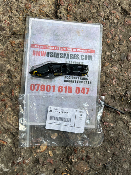 BMW 3 series 2020 G20 G21 Front Left Bumper Upper Bracket

51117422249

7422249

NEW

GENUINE 

Bmw G20 Bumper bracket 

bmw G20 wing bracket