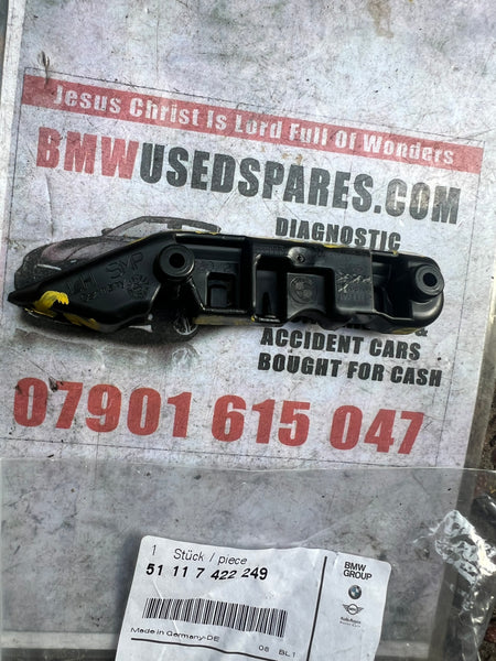 BMW 3 series 2020 G20 G21 Front Left Bumper Upper Bracket

51117422249

7422249

NEW

GENUINE 

Bmw G20 Bumper bracket 

bmw G20 wing bracket