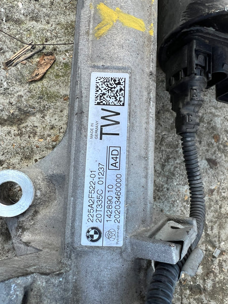 BMW 3 SERIES  2024 G20 G28 ELECTRIC POWER STEERING RACK

225A2F522-01

code  TW

225A2F22