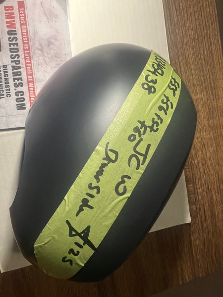 A3345438      NEW MINI JCW F55 F56 F57 F60 Series driver side  wing Mirrror cover.  51162465789     2465789   A3345438   A3345442  Mini Cooper s  Jcw mirror cover   Mini Cooper mirror cover